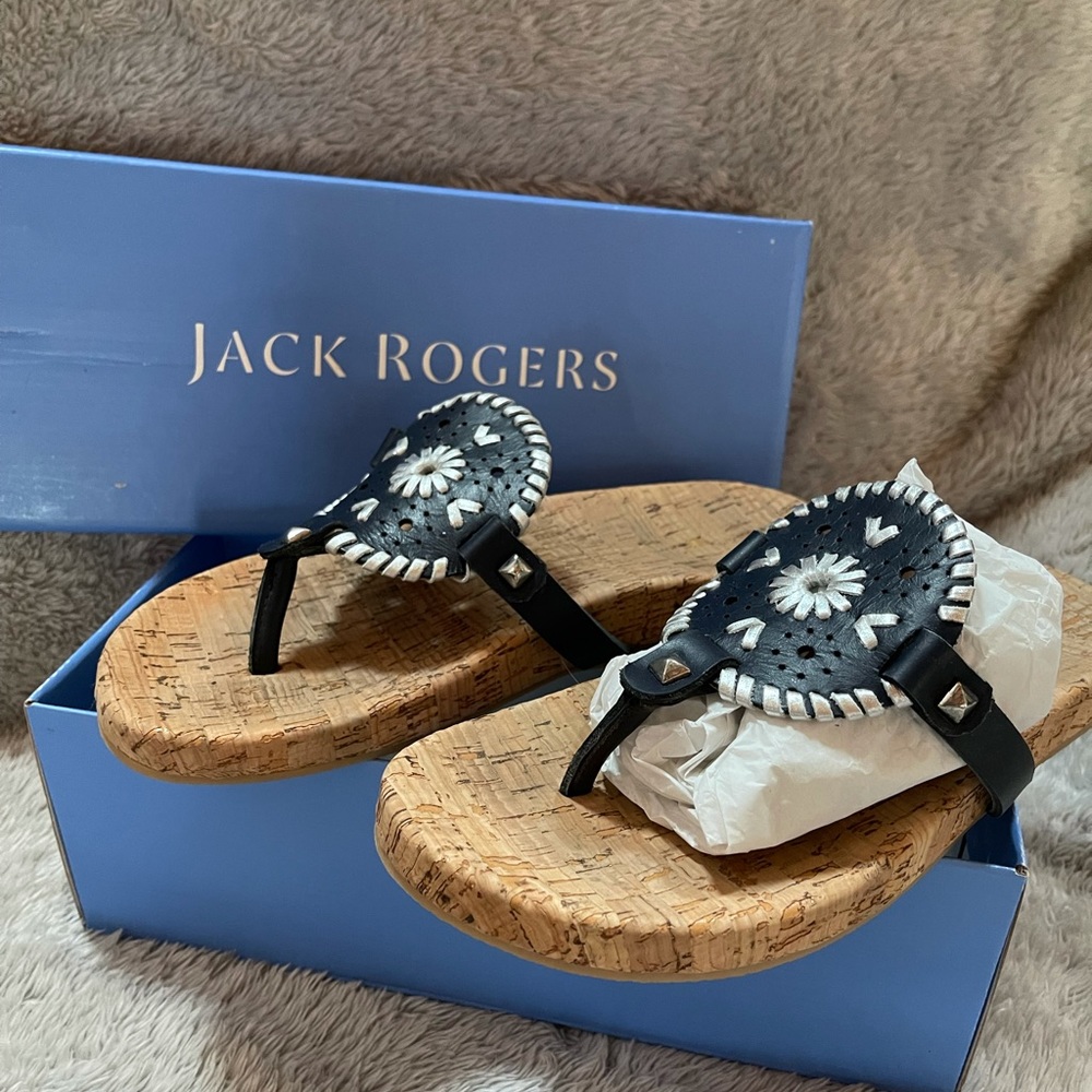 Jack Rogers leather sandals. Like new